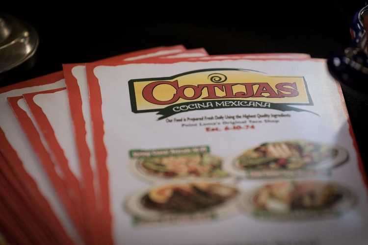 Menu Cotijas Cocina Mexicana